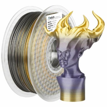 Mehrfarbiges glänzendes PLA-Filament – Gold-Blau