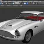 Digitales 3D-Modell Aston Marting (Auto)