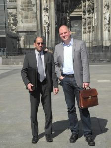 Foto Thomas Meurers und Sheldon Nazaré.