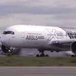 Airbus A350 MSN5 Prototyp fliegt mit Bauteil aus 3D-Drucker