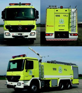 Foto des Rosenbauer Großtanklöschfahrzeuges der Baureihe CBS