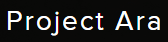 Logo Project Ara von Google