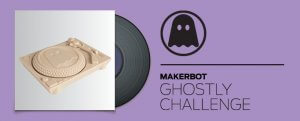 Logo Makerbot Ghostly Vinyl Challenge