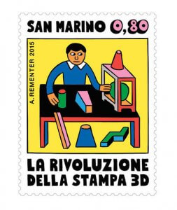 Briefmarke 3D-Drucker