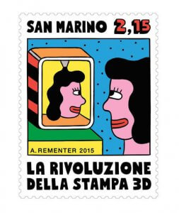 Briefmarke 3D-Selfie