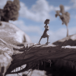 Filmszene: Mädchen mit Ukelele