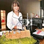 Neuschwanstein aus Marzipan