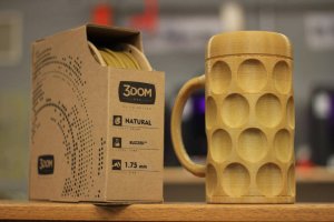 Bierglas aus Bier-Filament