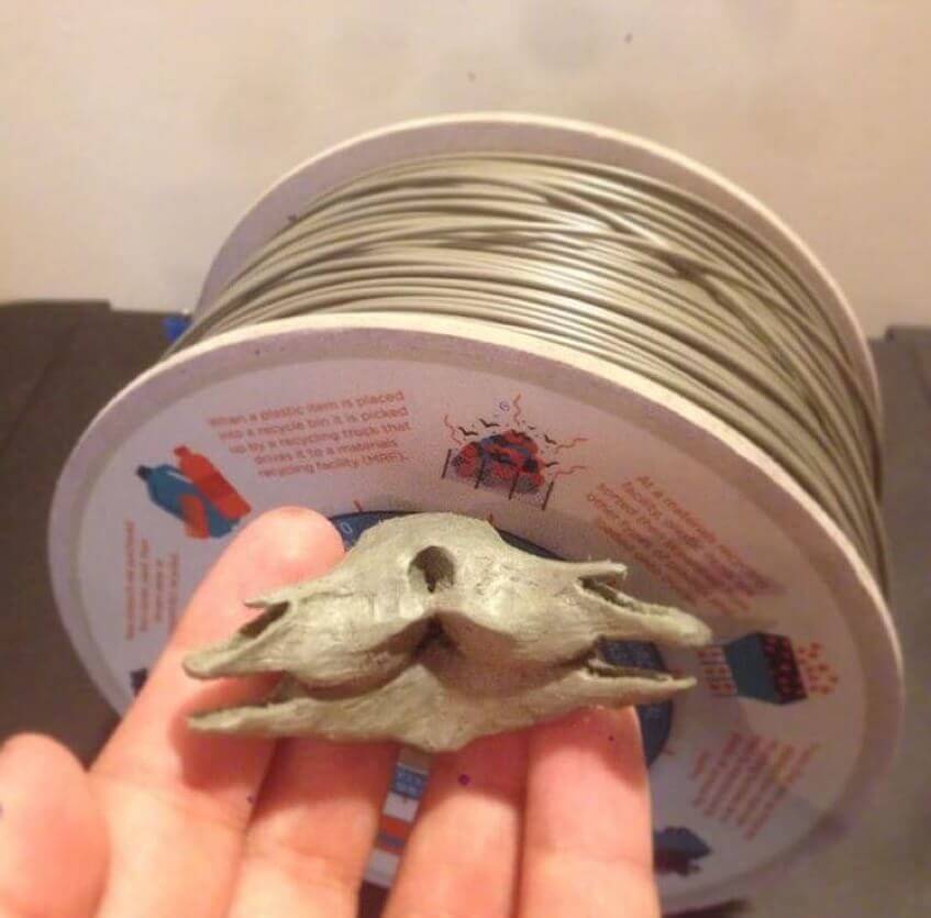 Filament aus recycelten Chipstüten