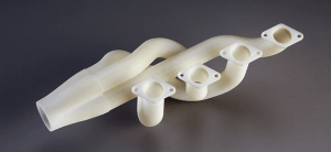 3D-Druck-Objekt in weiß