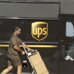 UPS-Fahrzeug