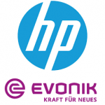 Logo Evonik und HP