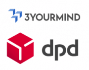 Kooperation von 3YOURMIND und dpd zum 3D-Druck Logo 3YOURMIND und dpd