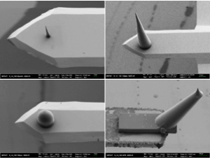 Sondenspitzen für Rasterkraftmikroskope aus dem 3D-Drucker