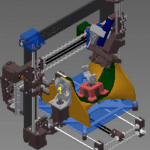 Prusa i3 mit Modifzierungen.