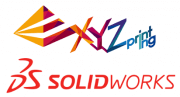 Logo XYZprinting und SOLIDWORKS