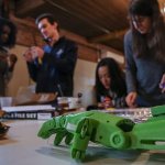 3D-gedruckte Handklammer.