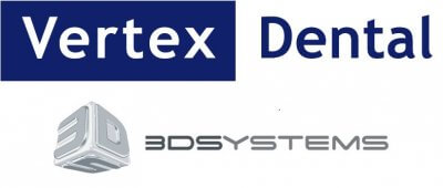 Logo 3D Systems und Vertex