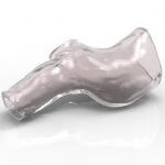 Airway Stent aus Silikon.