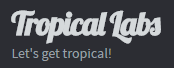 Tropical Labs und 3D-Druck Logo Tropical Labs