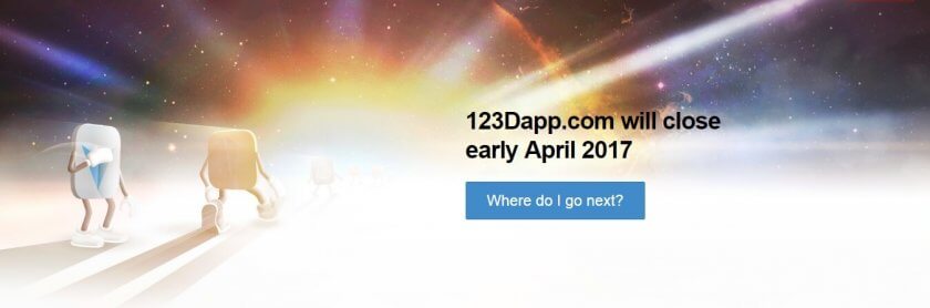 123Dapp.com schließt im April 2017 123Dapp.com