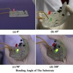 Biegsame 3D-gedruckte Komponente.