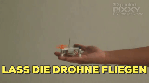 Kleine Drohne aus dem 3D-Drucker