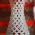 Glasvase aus dem 3D-Drucker