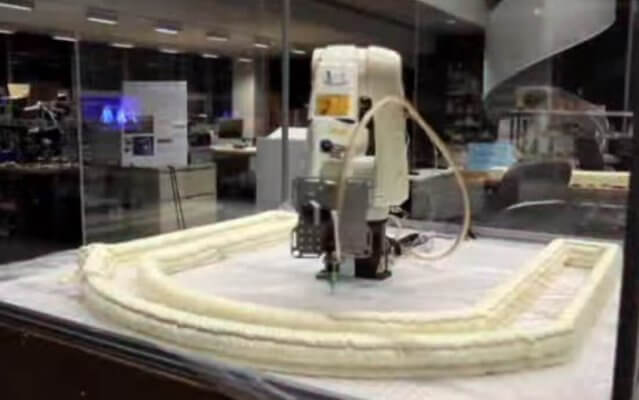 3D-Druck von einem Gebäude