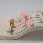 3D-gedruckter Schaltkreis.