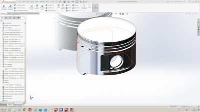 Modell in CAD Software