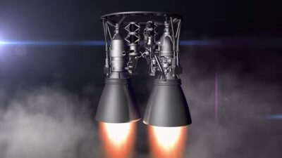 3D-Modell der Bantam-Rakete