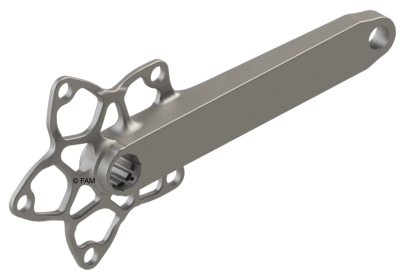 Fünfstern-Tretkurbel CAD-Modell