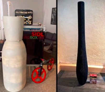 Vase aus dem 3D-Drucker