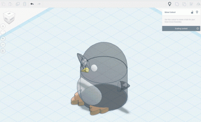 Animierter Pinguin in der neuen Software