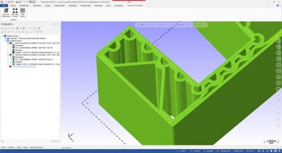 Innere Struktur modeelierung mit der Software con Thermwood