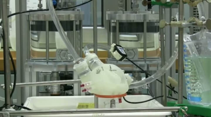 Silikonherz aus dem 3D-Drucker