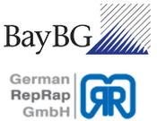 BayBG investiert in German RepRap Logo BayBG und German RepRap