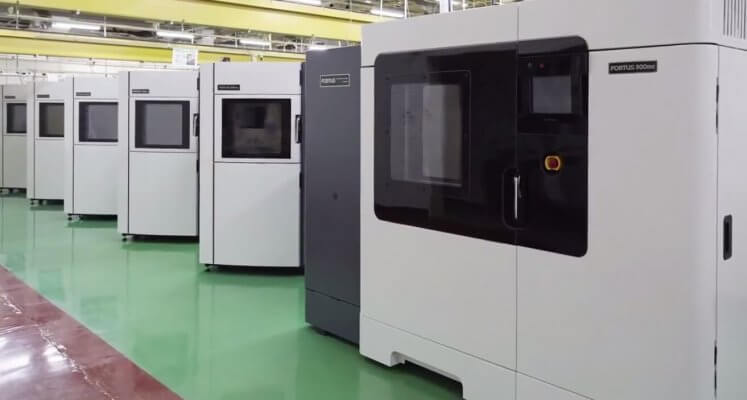 Foto der 3D-Drucker bei Ricoh