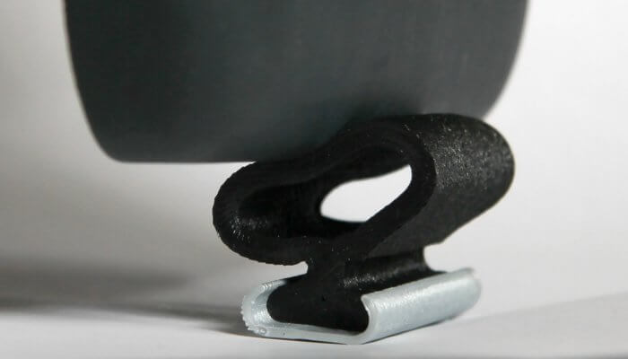 Flexibles Filament in schwarz