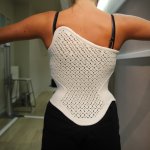 3D-gedrucktes Korsett aus TreeD Filament.