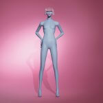 Schaufensterpuppe aus dem 3D-Drucker.