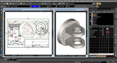Entwicklung eines Objektes mittels TurboCAD 2017 Software.