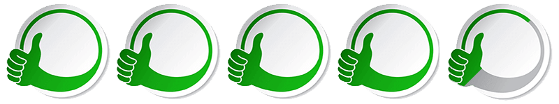 Bewertung für diesen 3D-Drucker: Vier von fünf Daumen Viereinhalb Daumen hoch