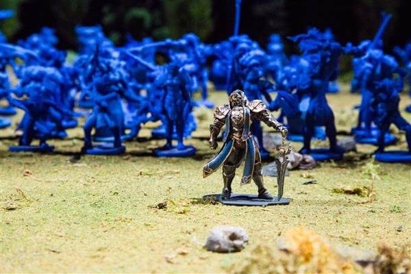 Beeindruckende Figuren im 3D-gedruckten Diorama.