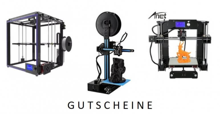 3D-Drucker Gutscheine