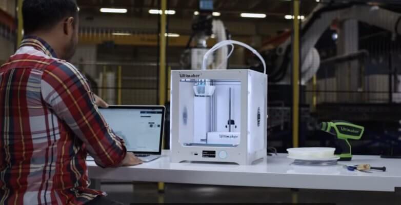 Ultimaker 3 Extended 3D-Drucker bei Bosch