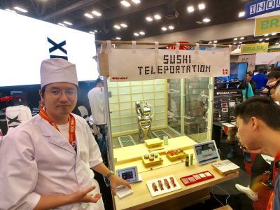 Pixel Food Printer teleportiert das Essen