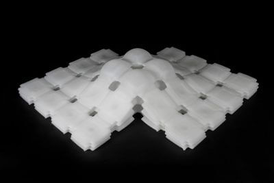 gedruckte Luftpolster mit dem Material vom MIT und BMW