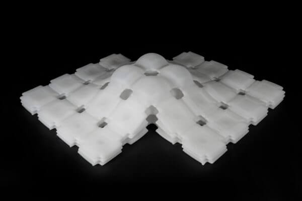 gedruckte Luftpolster mit dem Material vom MIT und BMW
